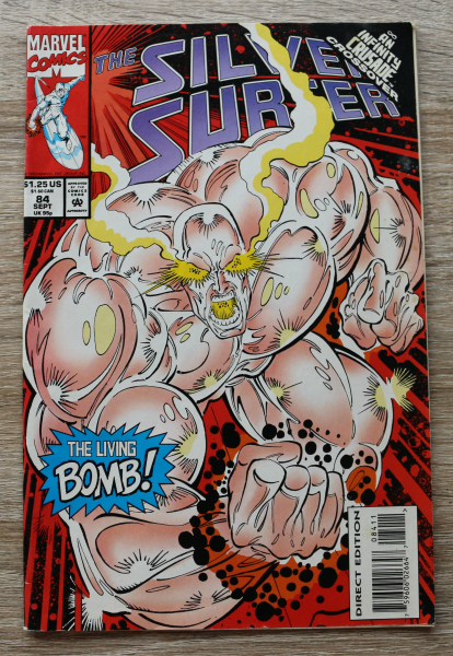 Marvel Comics / The Silver Surfer / #84 Sept 1993 / The living Bomb
